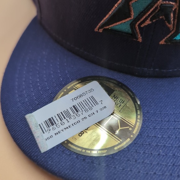 New Era 59Fifty Arizona Diamondbacks‎ Adult Men 7 3/8 20th World Champions NWOT - Picture 3 of 10